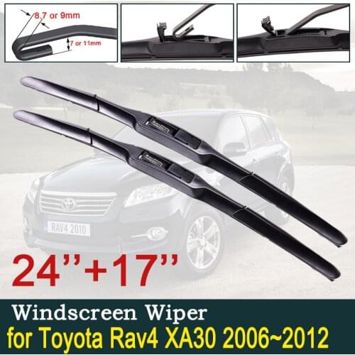 For Toyota Rav4 XA30 RAV 4 30 2006~2012 Car Wiper Blade Front Windscreen Windshield Wipers Car Accessories 2007 2008 2009 2011