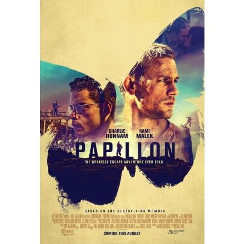 PAPILLON MOVIE Art Film Print Silk Poster Home Wall Decor 24x36inch