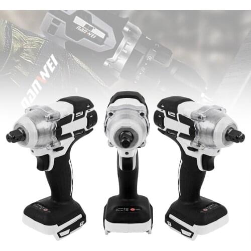 Brushless Cordless Electric Impact Wrench Impact Drill Rechargeable 1/2" Wrench Power Tools With 1 sleeve for 18V Makita Battery