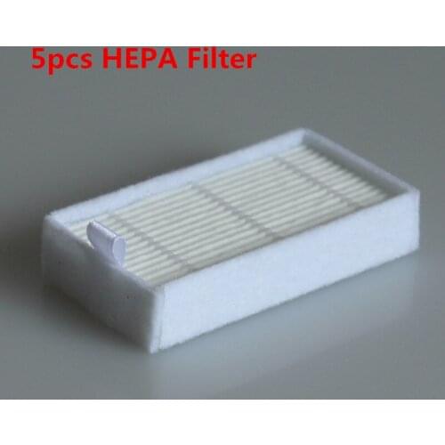 5pcs /lot Robot Vacuum Cleaner Parts HEPA Filter Replacement for Panda x500,Haier T322,GUTREND JOY 90 Pet FUN110