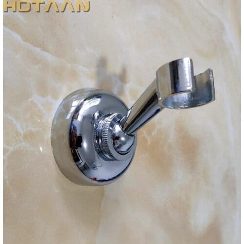 Solid Zinc Alloy Made Chrome Wall Mounted Hand Shower Holder Hook Pedestal Bracket In Wall Shower Accessories Bathroom Fitting