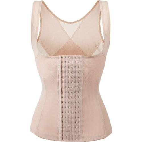 U Shape Support Waist Trainer Body Shaper For Women Chest Corset Postpartum Recovery Abdomen Compression Belly Belt Tops