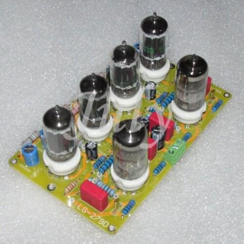6N2+5686 beautiful Dynaco amplifier push-pull line power amplifier board, stereo, 6N2 amplified inverting push-pull output