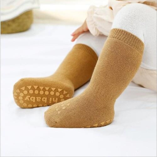 Thicken Baby Kids Socks Autumn Winter Cotton Socks Warm Toddler Boy Girls Anti Slip Floor Socks Children Clothing Accessories