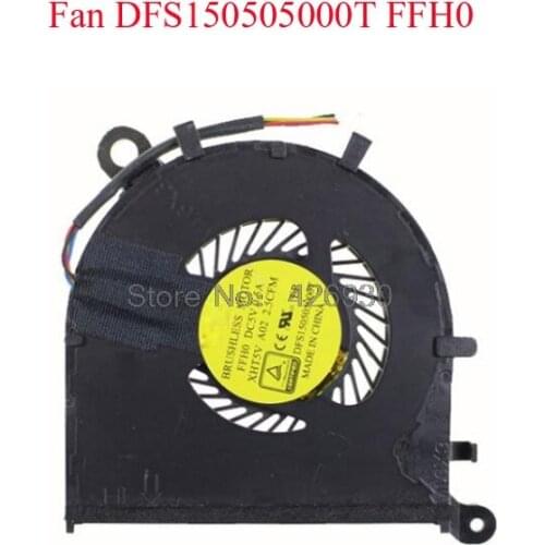 Laptop CPU Cooling Fan For DELL For XPS 13 9343 9350 9360 P54G DC28000F2F0 DFS150505000T FFH0 0XHT5V XHT5V 06YT3R 6YT3R new