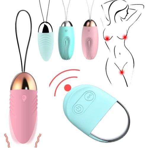 Wireless Remote Control Anal Vibrator Jump Egg Vibrating Female Clitoral Stimulator Vaginal G-spot Massager Sex Toys For Women