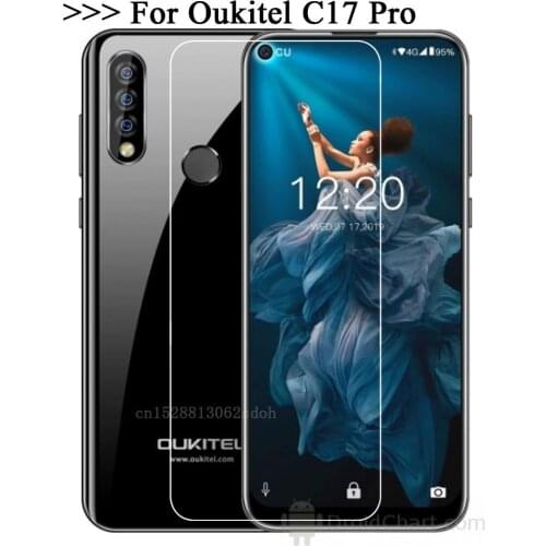 2.5D 9H Tempered Glass For Oukitel C17 Pro Scratch Proof Screen Protector For Oukitel C 17 Pro