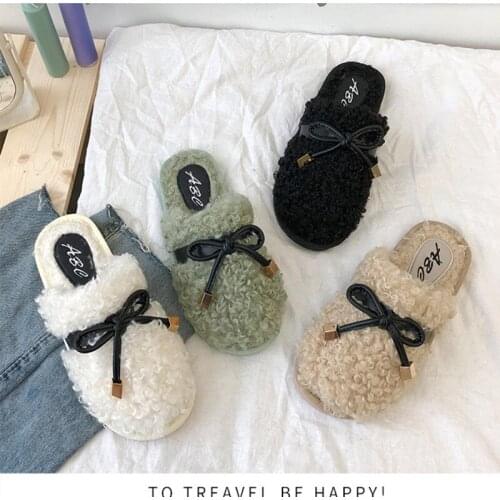 Womens winter slippers velvet snow womens slippers indoor home shoes casual womens soft and comfortable shoes womens Plush