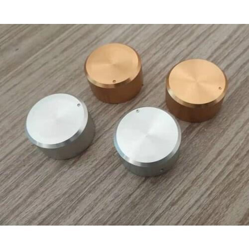 2PCS Φ38mm all aluminum alloy solid volume knob audio power discharge positioner knob suitable for audio amplifier case