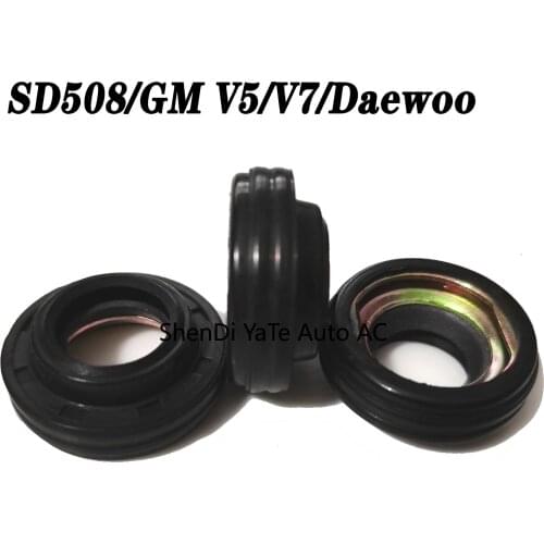 30PCS,Automotive air conditioning compressor shaft seal for SD508 Deawoo V5 GM V5/V7 air pump seal gasket oil seal repair parts