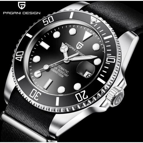 PAGANI DESIGN 2020 Men Mechanical Watch Luxury Fashion Waterproof Watch Stainless Steel Automatic Watch Men relogio masculino