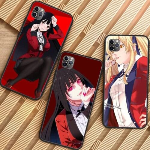 Cartoon Kakegurui Jabami Yumeko Anime Phone Case for iPhone 11 12 mini pro XS MAX 8 7 6 6S Plus X 5S SE 2020 XR