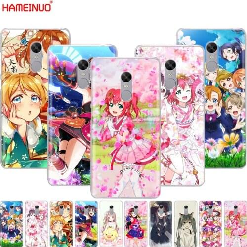 HAMEINUO Anime Love Live Cover phone Case for Xiaomi redmi 5 4 1 1s 2 3 3s pro PLUS redmi note 4 4X 4A 5A