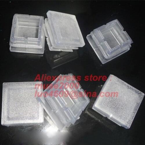 25x25mm square tube plug,feet floor pads foot cover cap clear plastic blanking tube cover ends chair,furniture tube insert ends