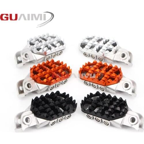 Motorcycle scaling Foot Pegs Rests Pedals For Husqvarna TC85 TC125 TC250 TE125 TE250 TE300 FC250 FC350 FC450 FE250 FE450 FE501