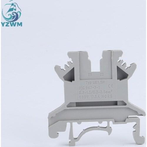 Guide Rail Type Standard UK Terminal Connector Wire Connector Electrical Connector Butt Connector Wire Crimp Connector