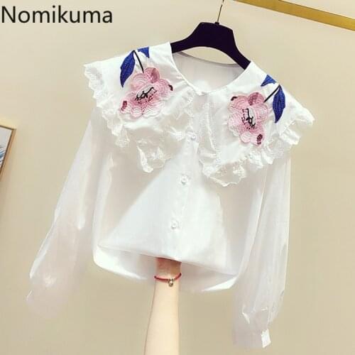 Nomikuma Women's Shirts With Embroidery