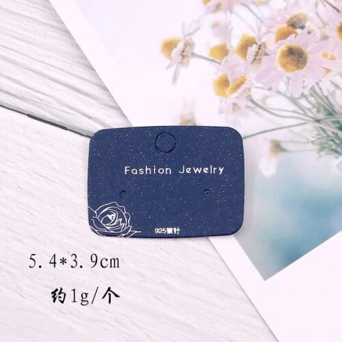 2020 New Jewelry Ear Packing Card Tag Earring Packing Display Cardboard Ornaments Packing Cards Custom logo