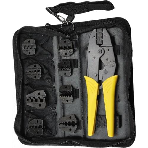 Crimping Pliers Clamp Tools Cap/coaxial Cable Terminals Kit 230mm HS-03BC Mini Carbon Steel Multifunctional Electrical LUCHSHIY