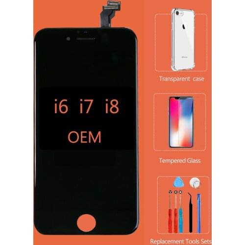 Original LCD Screen For iPhone 6 6S 7 8 Screen TOP OEM i6 i7 LCD Display Digitizer Touch Replacement For iPhone6 iPhone7 iPhone8