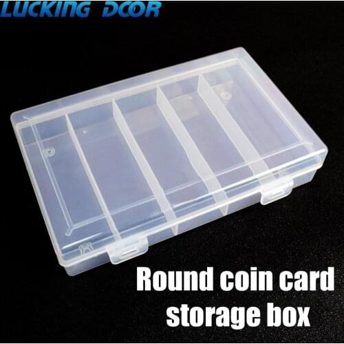 Boxed Holder Plastic Display Cases Organizer NFC Stickers Labels box coin storage box Tag Ntag 215 NFC