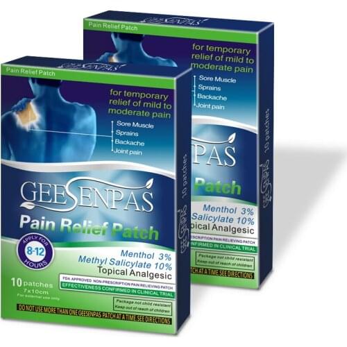 2box/20pcs Chinese Herbal Pain Relief Patch Pain Patch Muscle Pain Relief Patch