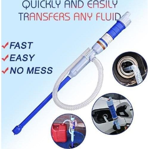 Portable Electric Pump Car Fuel Tank Sucker Oil Transfer Petrol Diesel Liquid Fuel Pump Syphon Saver Gas Pump