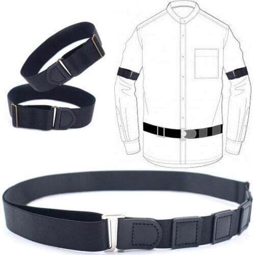 Men and Women Shirt Stay Adjustable Belt Non-slip Wrinkle-Proof Shirt Straps Locking Belt designer belts men high quality V2