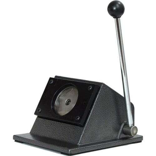 Manual Graphic Punch Die Cutter Paper Graphic Punch Die Circular Cutter Multifunction Sheets Stack Cutter Button Maker 25-58MM