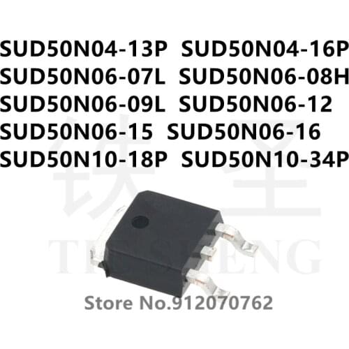 SUD50N04-13P SUD50N04-16P SUD50N06-07L SUD50N06-08H SUD50N06-09L SUD50N06-12 SUD50N06-15 SUD50N06-16 SUD50N10-18P SUD50N10-34P
