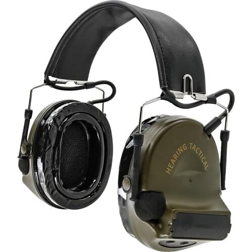 HEARING TACTICAL Tactical Headset IPSC COMTAC II Hearing Protection Noise Reduction Earmuffs Airsoft Shooting Hunting Headset
