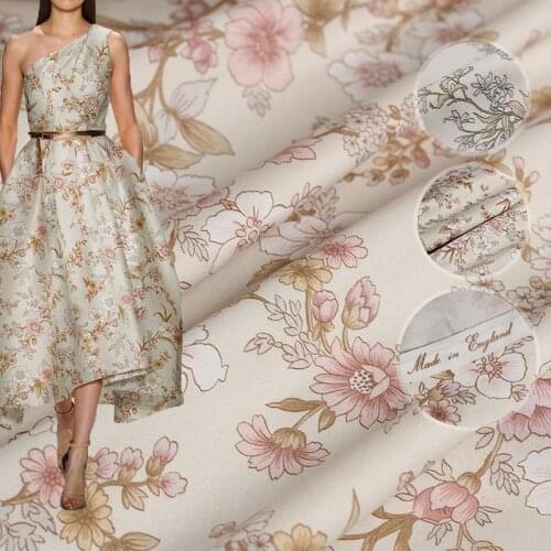 Red Raspberry High Quality Cotton Flowers Printed Fabrics Garment Materials Women Dress DIY Sewing Cloth Tailor Freeshipping