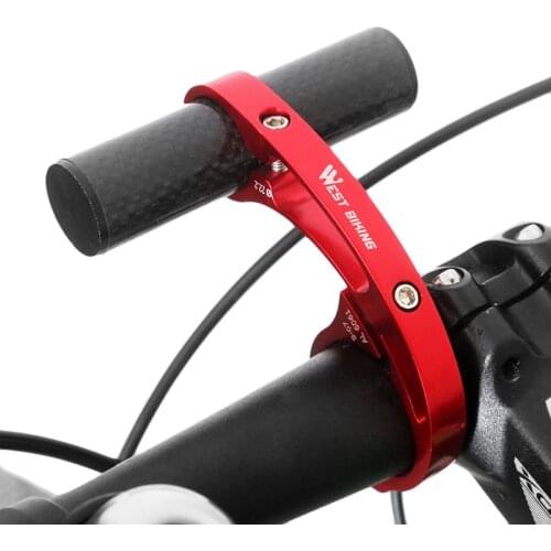 Bike Handlebar Extension Bicycle Computer Bell Bracket Carbon Fiber Alloy Holder Mount Cycling Light Handle Bar