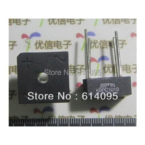 Free shipping SEP brand smd KBPC1010 DIP-4 rectifier bridge rectifier 1000V 10A (#213524)