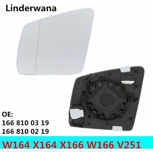 O 2 Plug Heated Mirror Glass For Mercedes-Benz W164 X164 X166 W166 V251 ML350 400 500 550 166 810 03 19 166 810 02 19
