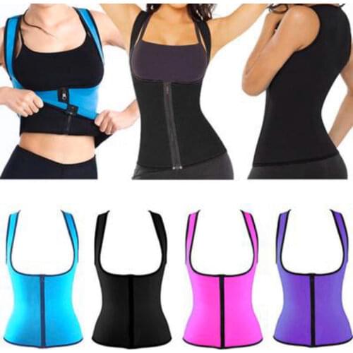 Women Sweat Enhancing Waist Training Corset Waist Trainer Sauna Suit Shaper Sport Vest Neoprene Body Shaper Slimming