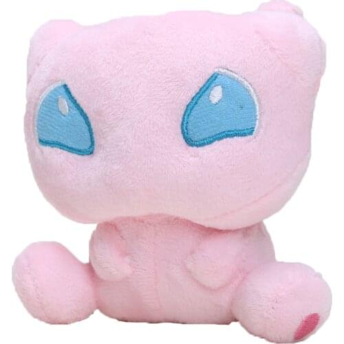15cm Anime Pokemon Mew Plush Doll toy Mew stuffed plush Dolls for kids