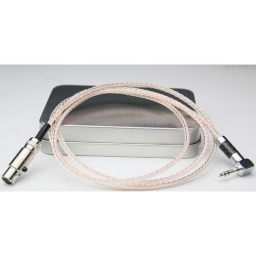 8 Cores 7N OCC Silver Plated /copper silver Earphone Upgraded Cable Wire for K240 K242 K271 K272 K702 Q701 Headphones