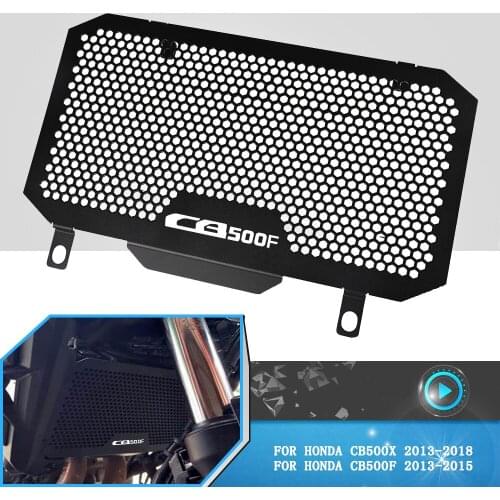 Motorcycle Aluminum Radiator Grille Grill Guard Cover Protector For Honda CB500F CB500X CB 500 X 2013 2014 2015 2016 2017 2018