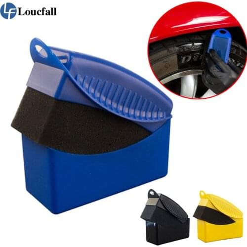 Auto Car Wheel Polishing Waxing Sponge Brush ABS Plastics Washing Cleaning Brush Sponge Brush Car Cleaning Tools Accessories