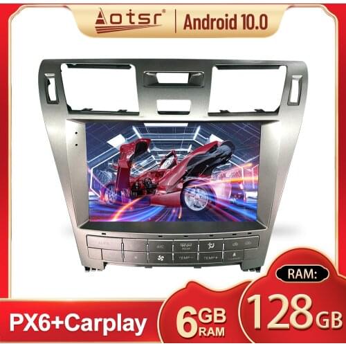 Tablet Android 10.0 128GB Tesla Head Unit Car Radio Unit Stereo DSP GPS Navigation Multimedia For Lexus LS460 Wireless Carplay