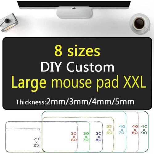 Large Mouse Pad XXL DIY Custom Kawaii Mousepad Desk Laptop Pad Table Protector Big Mat for Mice Gamers Accessories Mouse Pad Wot