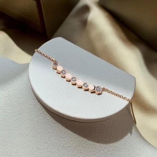 Brand Jewelry Beehive With Diamond Womens Necklace Rose Gold Silver Fashion Luxury Simplicity Sell Like Hot Cakes Gorgeous 2021