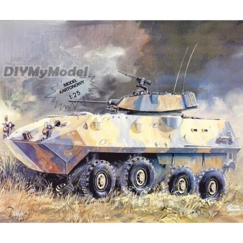 DIYMyModeI USA Lav-25 TVA piranha II two wheeled infantry DIY Handcraft Paper Model KIT Handmade Toy Puzzles Gift Movie props