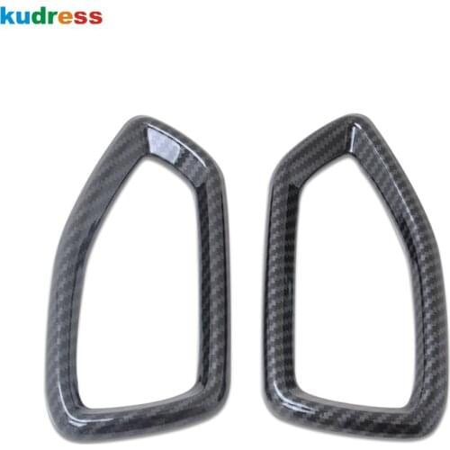 For Hyundai Santa Fe 2019 2020 Plastic air conditioning vent AC outlet decorative frame cover trim car accessories