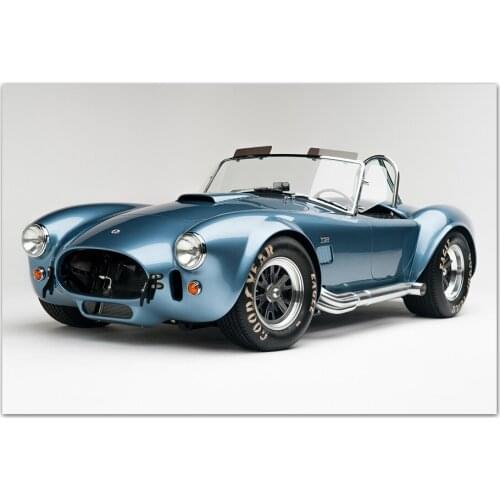Shelby Cobra 427 Classic Car Poster Modern Simple Living Room Decoration Wall Art Canvas Painting For Hotel Apartment