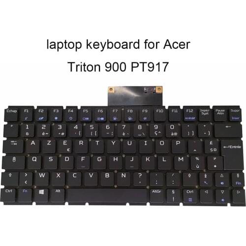 Backlit keyboard for Acer predator Triton 900 PT917 71 94YX Replacement keyboards FR French black blue keys original new real