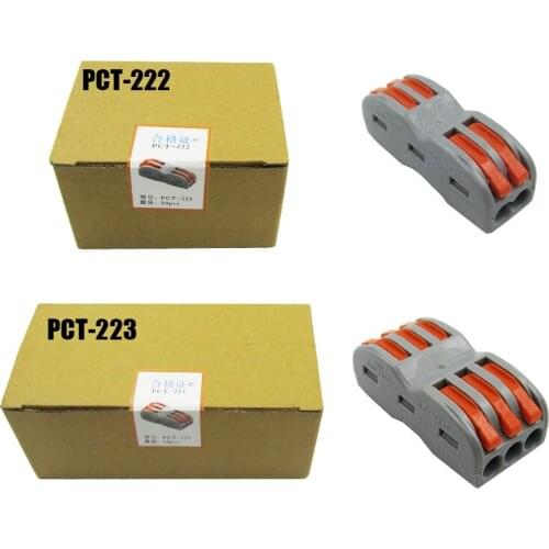 Type 50PCS Electrical Wiring Terminals Household Wire Connectors Fast Terminals For Connection Of Wires Lamps And Lanterns