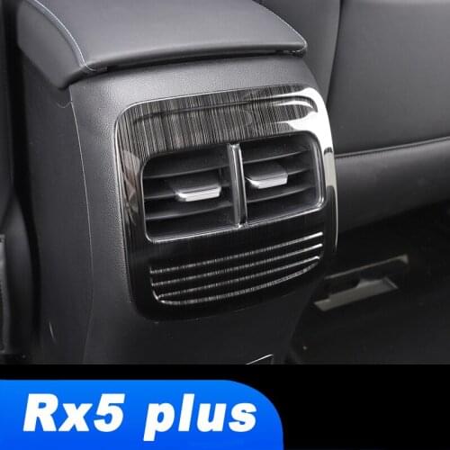 Lsrtw2017 Car Rear Armrest Cover Air Vent Outlet Frame Trims for Mg Roewe Rx5 Plus 2020 2021 Interior Accessories Auto Styling