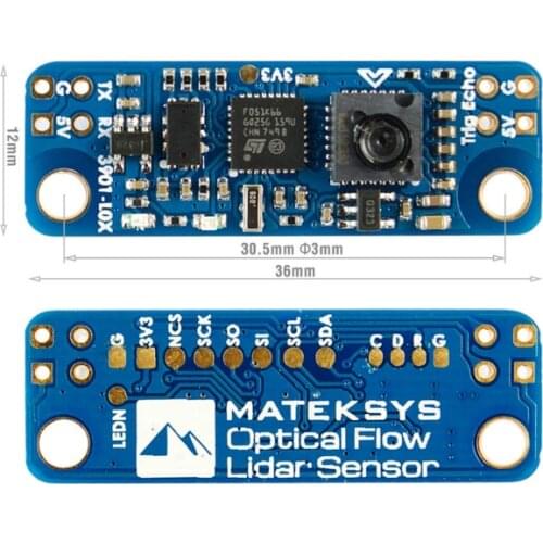 Matek OPTICAL FLOW & LIDAR SENSOR 3901-L0X INAV Flow Sensor Module for RC FPV Racing Freestyle F4 F7 Flight Controller